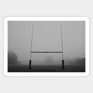 Rugby Posts Sticker